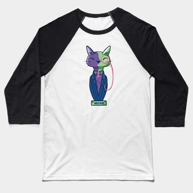 National cat day statuette Baseball T-Shirt by Xatutik-Art